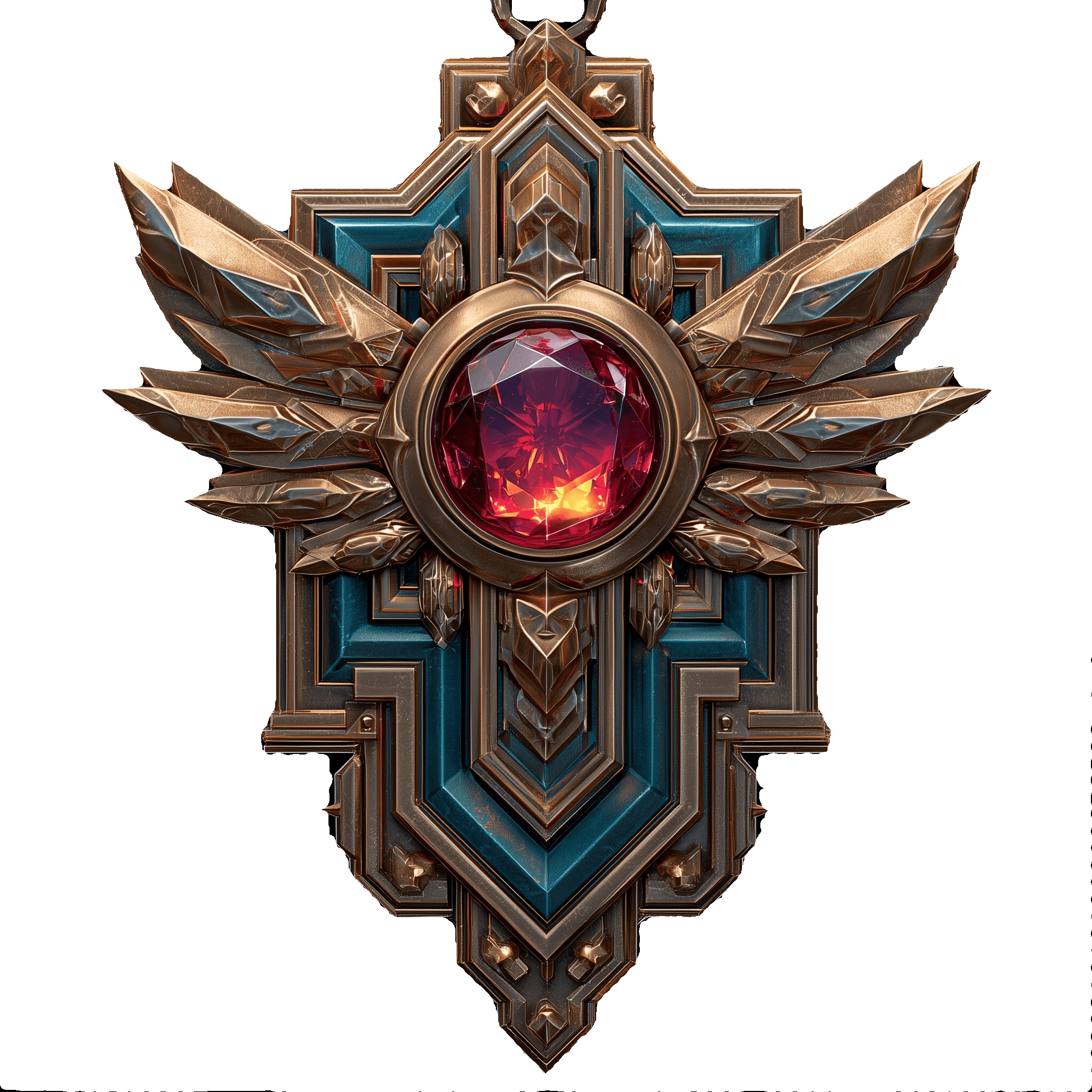 gold rank emblem